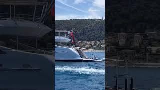 Arkadia yacht in the bay of Villefranche, #france #luxury #yacht #superyacht #mrsuperyachts