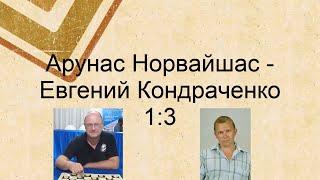 Norvayshas - Kondrachenko. The 9th Master’s Tournament. Quarterfinal | Draughts