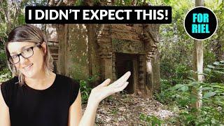 Mysterious Angkor-era ruins in the Cambodian jungle! I didn’t expect this! Phnom Dei Temple #ForRiel