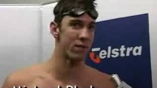 Michael Phelps - Interview Melbourne 2003