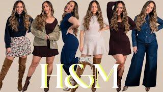 AMZINGGGG Fall Finds at H&M | Realistic Try On Haul | Midsize & Curvy Pear Shape | Size 8-10