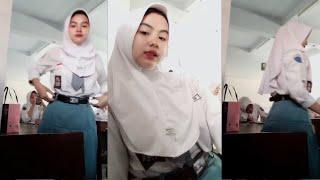 LIVE HIJAB SMA CANTIK LUCU BODY MANTAP