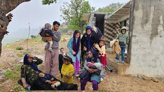 Suzan's severe illness and taking Suzan to the hospital in heavy rain