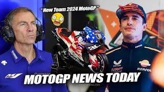 EVERYONE SHOCKED Marc Marquez Back to Honda, New Team MotoGP 2024, No Marquez's Family in Yamaha