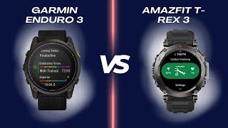 Garmin Enduro 3 VS Amazfit T-Rex 3 - What is the difference?