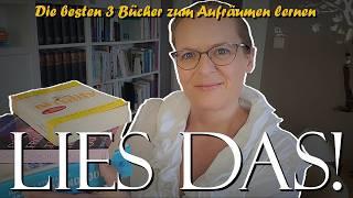 Die 3 besten Bücher fürs Aufräumen! Alles, was du wissen musst steht dort drin... #buchtipp #ordnung