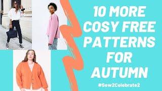 10 Fabulous FREE Sewing Patterns You Can Make with Just 2 Metres of Fabric! #Sew2Celebrate2