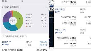 리플 모카버스 도지코인 비트코인 투자 조언