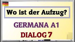 Invata Germana | DIALOGURI A1 | 7 - Unde este liftul? - Wo ist der Aufzug?