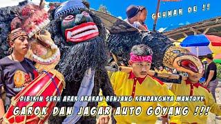 GAROK DAN JAGAR GOYANG ASIK!!! KENDANGNYA MANTUYY ARAK ARAKAN DI JALAN - Seni Benjang Mekar Budaya