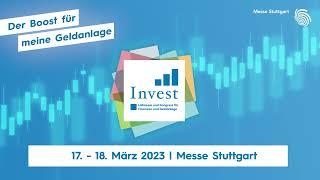 Das ist die Invest 2023 - Messe Stuttgart