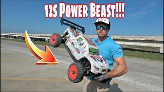 My 12s RC Car is To Powerful!!! Blows Up Tires!