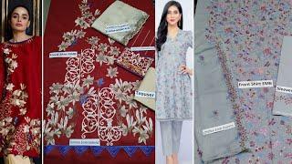 Beautiful Lawn Embroidered Dresses  // ZIS Shopping PK\\