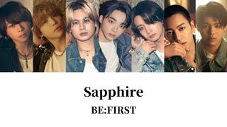 Sapphire (2:BE収録曲) BE:FIRST 【歌詞･歌割･パート割】