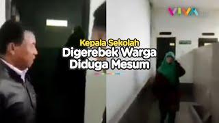 Sambil Cengar-cengir, Kepsek Kepergok Diduga Mesum di Toilet Masjid