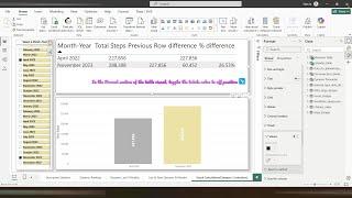 Visual Calculations  Redux  |Compare 2 values from the calendar table |  Perfect for quick insights!