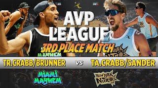 Ta.Crabb/Sander vs Tr.Crabb/Brunner | New York Nitro vs. Miami Mayhem AVP League 3rd Place Match