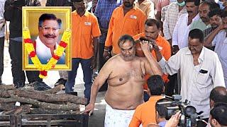 Kaikala Satyanarayana Last Rites At Mahaprasthanam | Kaikala Satyanarayana Son | Daily Culture