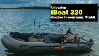 iboat 320 GEN4 unboxing Schlauchboot für Karpfenangler Inflatable carp boat #boatlife