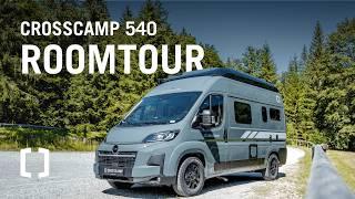 Roomtour CROSSCAMP 540 – kompakter Camper Van mit Vollausstattung