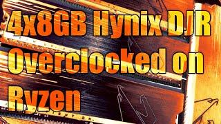 Dual rank 8Gb Hynix DJR overclocking on Ryzen