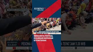 Festival Pesona Titik Kulminasi Matahari Digelar di Tugu Khatulistiwa Pontianak #shorts