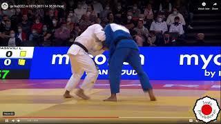 Judo Mens - Lasha Shavdatuashvili vs. Shakhram Akhadov - U73 Grand Slam Paris 2022