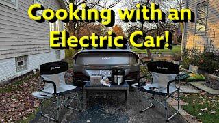 Cooking with the Kia EV6 V2L (Vehicle to Load) Adapter