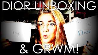 DIOR BEAUTY NEW PRODUCT UNBOXING & Get Ready With Me  | My First GRWM! 