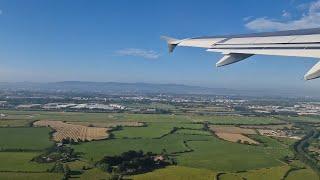 Aer Lingus Airbus A320 beautiful sunny Take off at Dublin Airport 4k