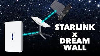 Starlink on Unifi Dream Wall Quick Review - SpaceX + Ubiquiti Mobile Network