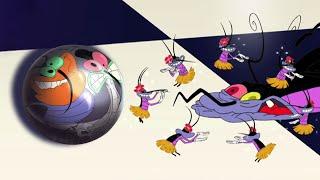 हिंदी Oggy and the Cockroaches ‍ सिर पर वार Hindi Cartoons for Kids