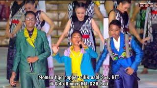 MOMEN TIGA RAPPER CILIK ASAL SOE, ntt TAMPIL DI GALA DINNER KTT G20 BALI