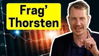 Wie lege ich mein Geld sicher an? Immobilien, Aktien, Edelmetalle - Thorsten beantwortet eure Fragen