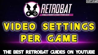 Retrobat  Give Each Game Different Settings! #retrobat #emulator #frontend