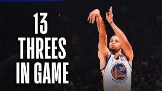 When Steph Curry Broke The 3-Point Record in a Game  | NBA Throwback