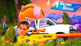 FORTNITE BATTLE ROYAL IRL CHALLENGE - NERF Battle Royale