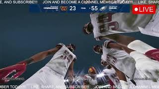 LIVE : Washington Commanders Vs Philadelphia Eagles | NFL Playoffs Scoreboard | Madden NFL 25