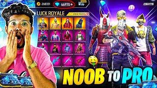 Free Fire Noob To Ultra Pro Max I Bought Everything In This Lvl 1 I’d 12k Dimaonds-Garena Free Fire