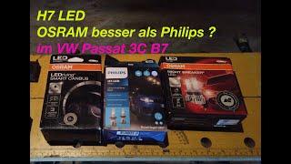 Passat 3C B7 mit Philips Ultinon Pro6000 Boost H7 LED besser als OSRAM Night Breaker H7 LED?