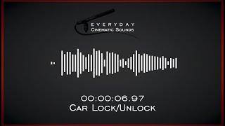 Car Lock/Unlock | HQ Sound Effects