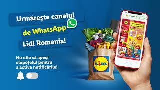 Urmareste canalul de WhatsApp Lidl Romania!