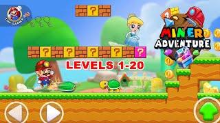 Miner Adventure - Save Princess - Levels 1-20 / FIRST LOOK (Android Game)