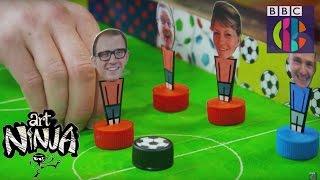 How to make a flick football game | Art Ninja | CBBC