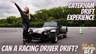 Can A Racing Driver, Turn Into A DRIFTER??? | Caterham Drift Experience At Donington Park