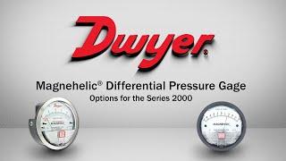 Magnehelic® Differential Pressure Gage Options