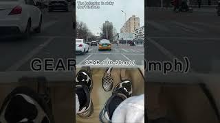 Manual car intersection starting skills.#fyp #foryou #tutorial #learndriving #tips