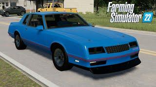 FS22 - 1987 Monte Carlo SS - Farming Simulator 2022 American Muscle Car Mod