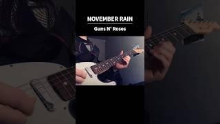 Guns N' Roses - November Rain / Guitar Solo #shorts