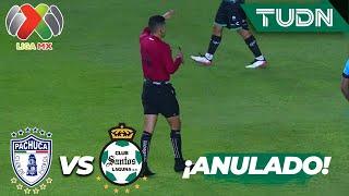 ¡NO CUENTA! Golazo ANULADO de Tuzos | Pachuca vs Santos | Liga Mx - CL2025 J2 | TUDN